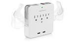 Macally Power Outlet and Dual USB Charger With Phone Cradle