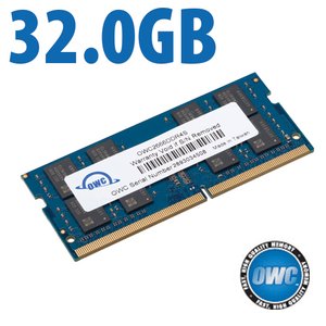 32.0GB OWC 2666MHz DDR4 PC4-21300 260-Pin SO-DIMM Memory Upgrade for Mac
