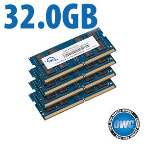 32.0GB (4 x 8GB) OWC 2666MHz DDR4 PC4-21300 260-Pin SO-DIMM Memory Upgrade Kit for Mac
