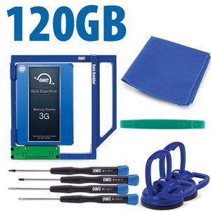 120GB OWC DIY Optical Drive to SSD Upgrade Kit for iMac (2009 - 2011) with OWC Mercury Electra 3G SSD and OWC Data Doubler