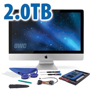 DIY Upgrade Bundle for all 2012 - 2019 27" iMac's factory HDD: 2.0TB OWC Mercury Extreme Pro 6G SSD.