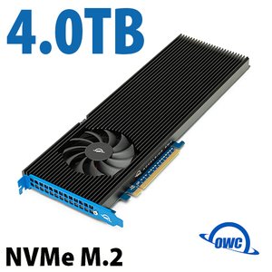 4.0TB OWC Accelsior 8M2 Eight-Drive NVMe M.2 PCIe 4.0 SSD Storage Solution