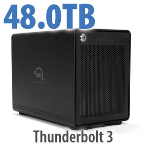 48.0TB OWC ThunderBay 4 Four-Drive Thunderbolt (40Gb/s) External Storage Solution with Enterprise Drives and SoftRAID