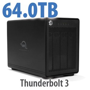 64.0TB OWC ThunderBay 4 Four-Drive Thunderbolt (40Gb/s) External Storage Solution with Enterprise Drives and SoftRAID