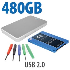 DIY Upgrade Bundle: OWC Express USB Enclosure + 480GB Mercury Extreme Pro 6G SSD