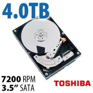 4.0TB Toshiba MD08ADA Series 3.5-inch SATA 6.0Gb/s 7200RPM Hard Disk Drive